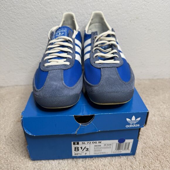 Adidas SL 72 "Blue Bird Off White" Women’s Size 8.5 JS0255 Athletic Sneakers NWB - Picture 3 of 11